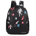 Half Moon Galaxy Pre Nursery to Class 2 Unisex School Bags for Kids Boys Girls Bag