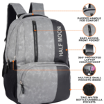 Half Moon Exec Laptop Bags for Men Office Use - upto 17.3 Inch Gaming Laptops - Image 3