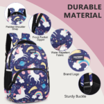 Half Moon Beach Pre Nursery to Class 1st School Bag for girls (Copy) - Image 4
