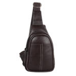 Half Moon Vintage Crossbody Sling Bag for Men Slim Vegan - Image 5