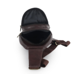Half Moon Echelon Crossbody Sling Bag for Men & women Brown - Image 8