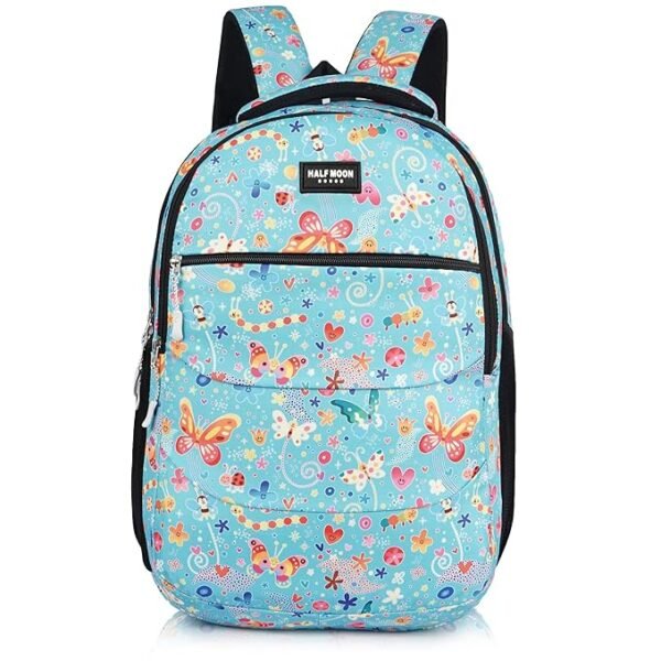 Half Moon Class 5-12 School Bag for Girls Boys 12-17 Years