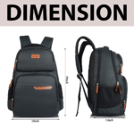 Half Moon Signature 27L Business Backpack Bag for Man | Professional Office Bag - Image 6