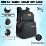 Half Moon Signature 27L Business Backpack Bag for Man | Professional Office Bag - Image 5