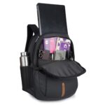 Half Moon Nexus 45L Laptop Backpack for Men & Women Office Use | Dual Chamber College Travel Bag Fits 15.6" Laptop with Water-Resistant Fabric & Padded Straps - Image 3